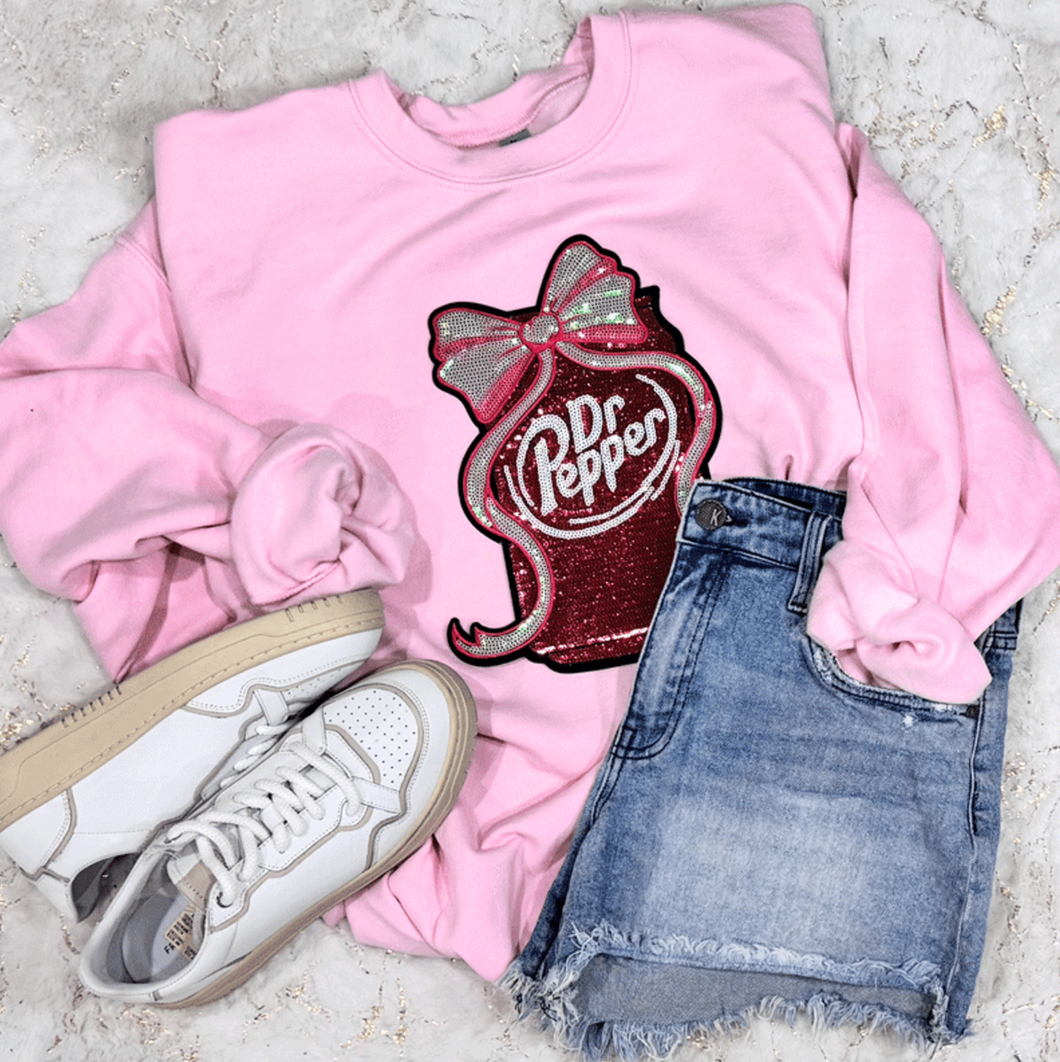 Dr. Pepper Sequin Sweatshirt