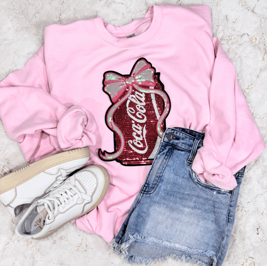 Coca Cola Sequin Sweatshirt