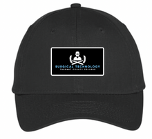 Load image into Gallery viewer, TCC Surgical Tech 6 Panel Unstructured Twill Cap (Multiple Color Options)

