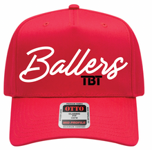 Load image into Gallery viewer, TBT Ballers Script Otto Cap (Multiple Color Options)
