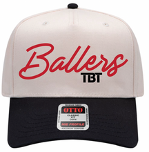 Load image into Gallery viewer, TBT Ballers Script Otto Cap (Multiple Color Options)
