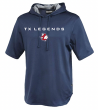 Load image into Gallery viewer, TX Legends Logo Short Sleeve Warm Up Hoodie (Multiple Color Options)
