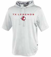 Load image into Gallery viewer, TX Legends Logo Short Sleeve Warm Up Hoodie (Multiple Color Options)
