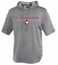 Load image into Gallery viewer, TX Legends Logo Short Sleeve Warm Up Hoodie (Multiple Color Options)
