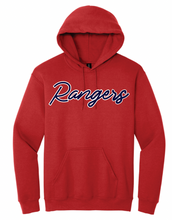 Load image into Gallery viewer, Rangers Baseball Script Apparel (All Apparel Options)(Adult)
