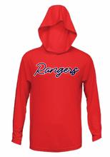 Load image into Gallery viewer, Rangers Baseball Script Apparel (All Apparel Options)(Adult)
