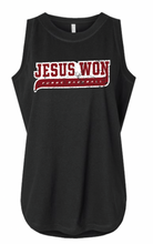 Load image into Gallery viewer, Forge Jesus Won Fine Jersey Ladies Tank (Multiple Color Options)
