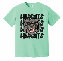 Load image into Gallery viewer, Repeating Wildcats Tee (Multiple Color Options) YOUTH
