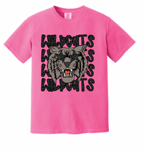 Load image into Gallery viewer, Repeating Wildcats Tee (Multiple Color Options) YOUTH
