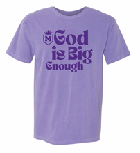 Load image into Gallery viewer, Mercy Prep God is Big Enough Purple Apparel (Multiple Apparel Options) ADULT
