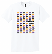 Load image into Gallery viewer, Mercy Prep Repeating Crowns Apparel (Multiple Apparel Options) YOUTH
