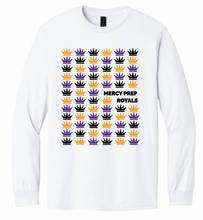 Load image into Gallery viewer, Mercy Prep Repeating Crowns Apparel (Multiple Apparel Options) YOUTH
