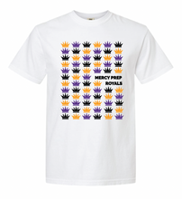 Load image into Gallery viewer, Mercy Prep Repeating Crowns Apparel (Multiple Apparel Options) YOUTH

