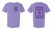 Load image into Gallery viewer, Mercy Prep Striped Logo Purple Apparel (Multiple Apparel Options) ADULT
