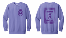 Load image into Gallery viewer, Mercy Prep Striped Logo Purple Apparel (Multiple Apparel Options) ADULT
