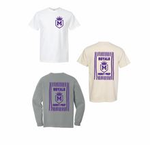 Load image into Gallery viewer, Mercy Prep Striped Logo Apparel (Multiple Apparel Options) YOUTH
