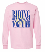 Load image into Gallery viewer, MISD Health Services Riding Waves Together Long Sleeve Tee (Gildan/Multiple Color Options)
