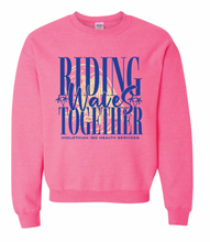 Load image into Gallery viewer, MISD Health Services Riding Waves Together Sweatshirt (Gildan/Multiple Color Options)
