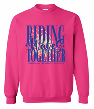 Load image into Gallery viewer, MISD Health Services Riding Waves Together Sweatshirt (Gildan/Multiple Color Options)
