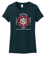 Load image into Gallery viewer, Bedford Firefighters Station 1 Ladies Short Sleeve Tee (Three Color Options)
