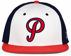 Patriots Fitted Diamond Mesh Baseball Cap with Puff Logo