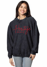 Load image into Gallery viewer, HHS Softball Corded Crew Sweatshirt
