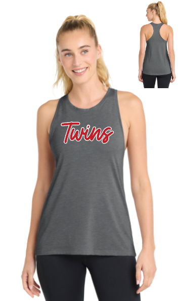 Twins Script Ladies Tank