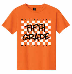 McClatchey 5th Grade Tee-Neon Orange