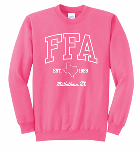 FFA Collegiate Apparel Neon Pink (Multiple Apparel Options)