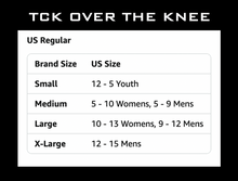 Load image into Gallery viewer, Forge Baseball TCK Over the Knee Sock-Black
