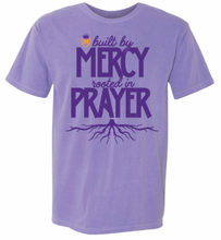 Load image into Gallery viewer, Mercy Prep Rooted In Prayer Purple Apparel (Multiple Apparel Options) ADULT
