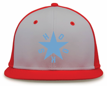 Load image into Gallery viewer, Hooks Puff Logo GameChanger Flat Bill Cap (Fitted)(Multiple Color Options)

