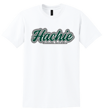 Load image into Gallery viewer, Hachie Script White Apparel (All Apparel Options) (Adult)
