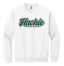 Load image into Gallery viewer, Hachie Script White Apparel (All Apparel Options) (Adult)
