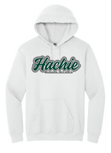 Load image into Gallery viewer, Hachie Script White Apparel (All Apparel Options) (Adult)
