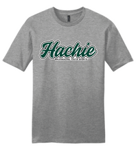 Load image into Gallery viewer, Hachie Script Grey Apparel (All Apparel Options) (Youth)
