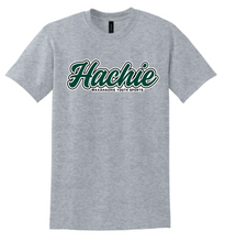 Load image into Gallery viewer, Hachie Script Grey Apparel (All Apparel Options) (Youth)
