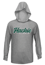 Load image into Gallery viewer, Hachie Script Grey Apparel (All Apparel Options) (Youth)
