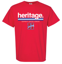 Load image into Gallery viewer, Midlothian Heritage High School Stripe Logo Apparel (Multiple Apparel Options)(Adult)

