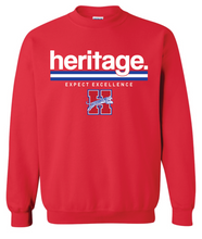 Load image into Gallery viewer, Midlothian Heritage High School Stripe Logo Apparel (Multiple Apparel Options)(Adult)
