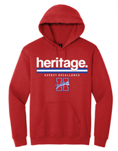 Load image into Gallery viewer, Midlothian Heritage High School Stripe Logo Apparel (Multiple Apparel Options)(Adult)
