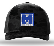 Load image into Gallery viewer, Miller Elementaary Logo Patch Camo Cap (Multiple Color Options)
