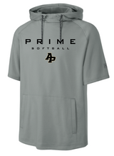 Load image into Gallery viewer, Arlington Prime Softball Logo Richardson Charge Fleece Short Sleeve Hoodie (Two Color Options) ADULT
