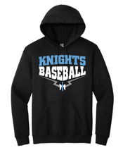 Load image into Gallery viewer, Knights Baseball Logo Apparel (All Apparel Options)(Adult)
