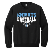 Load image into Gallery viewer, Knights Baseball Logo Apparel (All Apparel Options)(Adult)
