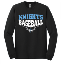 Load image into Gallery viewer, Knights Baseball Logo Apparel (All Apparel Options)(Adult)
