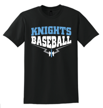 Load image into Gallery viewer, Knights Baseball Logo Apparel (All Apparel Options)(Adult)
