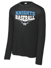 Load image into Gallery viewer, Knights Baseball Logo Apparel (All Apparel Options)(Adult)
