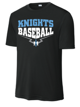 Load image into Gallery viewer, Knights Baseball Logo Apparel (All Apparel Options)(Adult)
