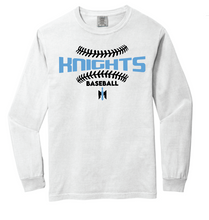 Load image into Gallery viewer, Knights Baseball Laces Apparel (All Apparel Options)ADULT
